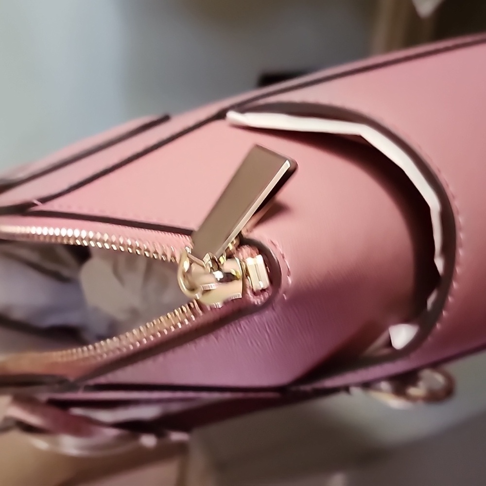 Michael Kors Pink Leather Tote - Picture 4 of 6